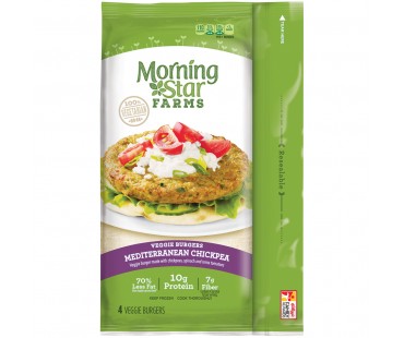Morningstar Farms Mediterranean Chickpea Veggie Burgers 9.5 Oz Pack