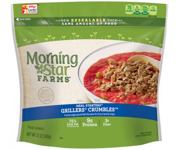 Morningstar Farms Meal Starters Grillers Crumbles Veggie Crumbles 12 Oz Pack