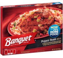 Banquet Pepper Steak Meal 10 Oz Box