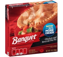 Banquet Chicken & Broccoli Pot Pie 7 Oz Box