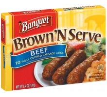Banquet Links Beef 10 Ct Sausage 6.4 Oz Box