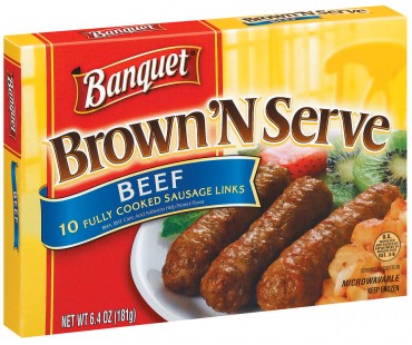 Banquet Links Beef 10 Ct Sausage 6.4 Oz Box