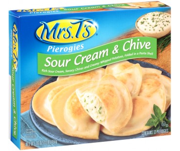 Mrs. T's Sour Cream & Chive Pierogies 16 Oz Box