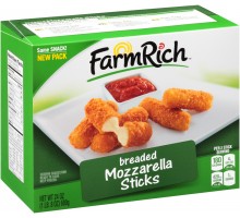 Farm Rich Breaded Mozzarella Sticks 24 Oz Box