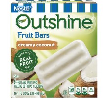 Outshine Creamy Coconut Fruit And Dairy Bars 16.1 Fl Oz Box