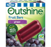 Outshine Grape Fruit Ice Bars 14.7 Fl Oz Box