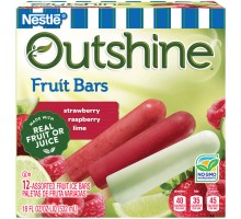 Outshine Strawberry/Raspberry/Lime Fruit Bars 18 Fl Oz Box