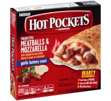 Hot Pockets Meatballs & Mozzarella Frozen Sandwiches 9 Oz Box