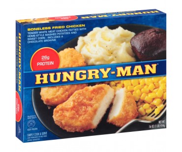Hungry-Man Boneless Fried Chicken Frozen Dinner 16 Oz Box