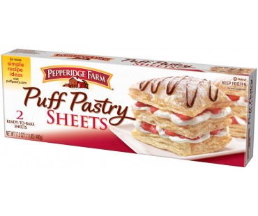 Pepperidge Farm Frozen Bakery Puff Pastry Sheets 17.3 Oz Box