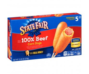 State Fair 100% Beef Corn Dogs 13.35 Oz Box