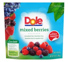 Dole Mixed Berries 12 Oz Pouch