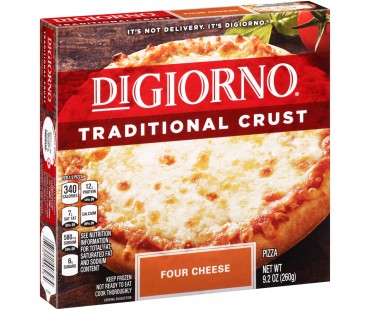 Digiorno Traditional Crust Four Cheese Pizza 9.2 Oz Box