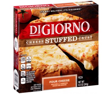 Digiorno Cheese Stuffed Crust Four Cheese (Mozzarella, Parmesan, Asiago And Romano) Pizza 8.5 Oz Box