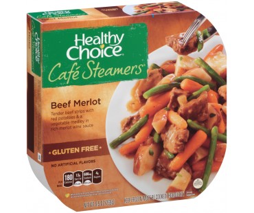 Healthy Choice Beef Merlot Cafe Steamers 9.5 Oz Sleeve