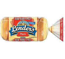 Lender's Plain 5 Ct Bagels 16.5 Oz Bag