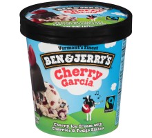 Ben & Jerry's Cherry Garcia Ice Cream 16 Fl Oz Tub