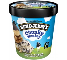 Ben & Jerry's Chunky Monkey Ice Cream 16 Fl Oz Tub