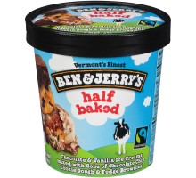 Ben & Jerry's Half Baked Ice Cream 16 Fl Oz Tub