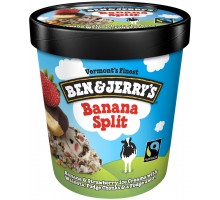 Ben & Jerry's Banana Split Ice Cream 16 Fl Oz Tub