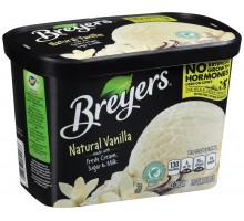 Breyers Natural Vanilla Ice Cream 48 Fl Oz Tub Breyers Natural Vanilla Ice Cream 48 Fl Oz Tub
