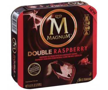 Magnum Double Raspberry Ice Cream Bars 9.12 Fl Oz Box