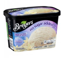 Breyers No Sugar Added Vanilla Frozen Dairy Dessert 48 Fl Oz Tub Breyers No Sugar Added Vanilla Frozen Dairy Dessert 48 Fl Oz Tub