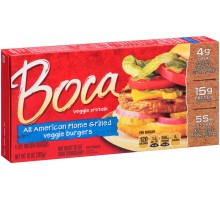 Boca All American Flame Grilled Veggie Burgers 10 Oz Box