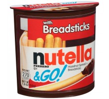 Nutella & Go Hazelnut Spread + Breadsticks 1.8 Oz Plastic Container