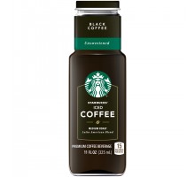 Starbucks Iced Unsweetened Black Coffee Coffee 11 Fl Oz Bottle