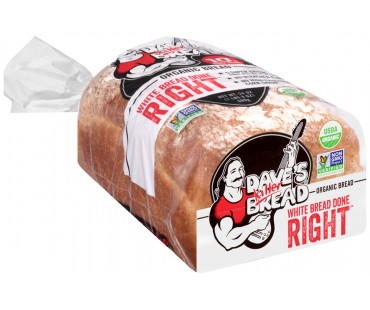Dave's Killer Bread Organic White Bread Done Right Bread 24 Oz Loaf