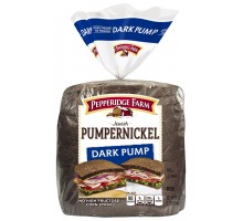 Pepperidge Farm Fresh Bakery Jewish Pumpernickel Dark Pump Bread 16 Oz Loaf
