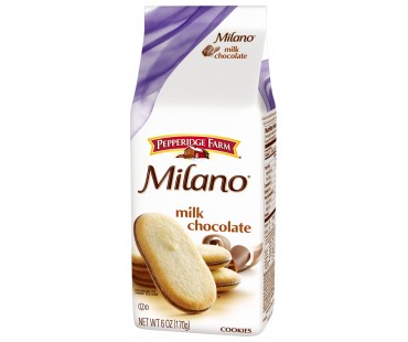 Pepperidge Farm Cookies Milano Milk Chocolate Cookies 6 Oz Stand Up Bag