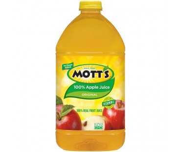 Mott's 100% Original Apple Juice 128 Fl Oz Bottle