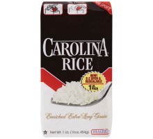 Carolina Enriched Extra Long Grain Rice 1 Lb Stand Up Bag