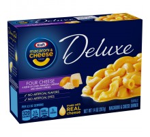 Kraft Dinners Deluxe Four Cheese Macaroni & Cheese Dinner 14 Oz Box