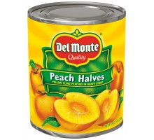 Del Monte California Halves Yellow Cling In Heavy Syrup Peaches 29 Oz Can