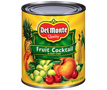 Del Monte In Heavy Syrup Fruit Cocktail 30 Oz Can