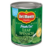 Del Monte Fresh Cut Leaf Spinach 7.75 Oz Pull-Top Can