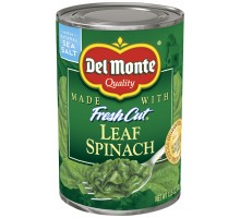 Del Monte Fresh Cut Leaf Spinach 13.5 Oz Pull-Top Can
