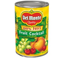 Del Monte In 100% Fruit Juice Fruit Cocktail 15 Oz Can