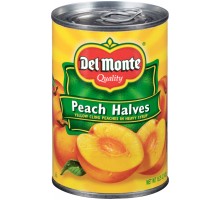 Del Monte Yellow Cling In Heavy Syrup Peach Halves 15.25 Oz Pull-Top Can