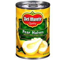 Del Monte Bartlett Halves In Heavy Syrup Pears 15.25 Oz Pull-Top Can