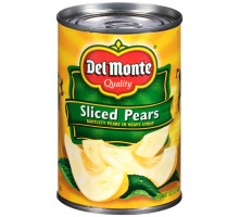 Del Monte Sliced Bartlett In Heavy Syrup Pears 15.25 Oz Pull-Top Can