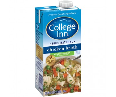 College Inn Fat Free & Lower Sodium Chicken Broth 32 Oz Carton