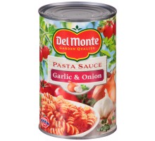 Del Monte Garlic & Onion Pasta Sauce 24 Oz Can