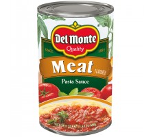 Del Monte Meat Flavored Pasta Sauce 24 Oz Can