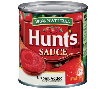 Hunt's No Salt Added Tomatoes Sauce 8 Oz Can