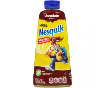 Nestle Nesquik Chocolate Flavored Syrup 22 Oz Squeeze Bottle