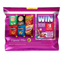 Frito Lay Flavor Mix Lay's, Cheetos, Doritos & Fritos Snack Variety Bag